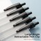 30 Pcs Gel Pens, 0.5mm Black Ink Gel Pen Fine Point Pens, Retractable Gel Ink Rollerball Pens, Quick Dry Gel Ink Pens with Large Capacity Ink Smooth Writing for Office School Women Men (Modern)